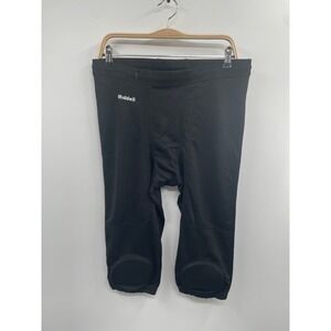 NWOT Riddell Practice Football Pants Men's Large Black Knee Pads 100% Polyester